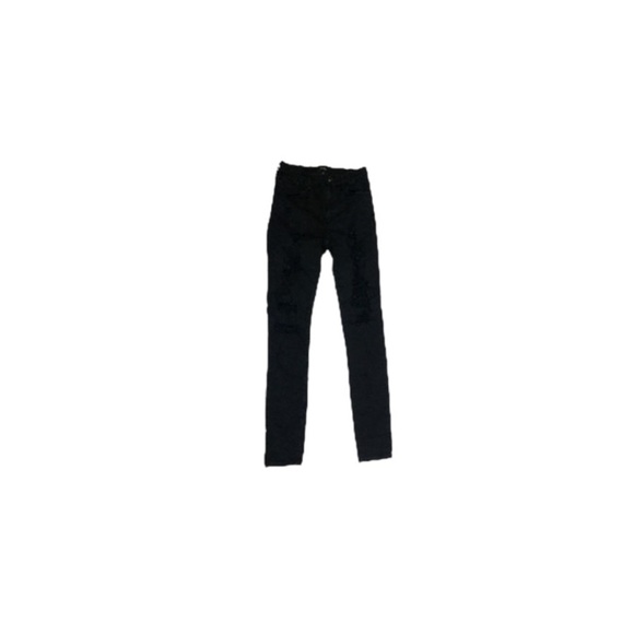 Agolde “Sophie” Black Distressed Skinnies - Women’s Size 27 - Picture 2 of 10